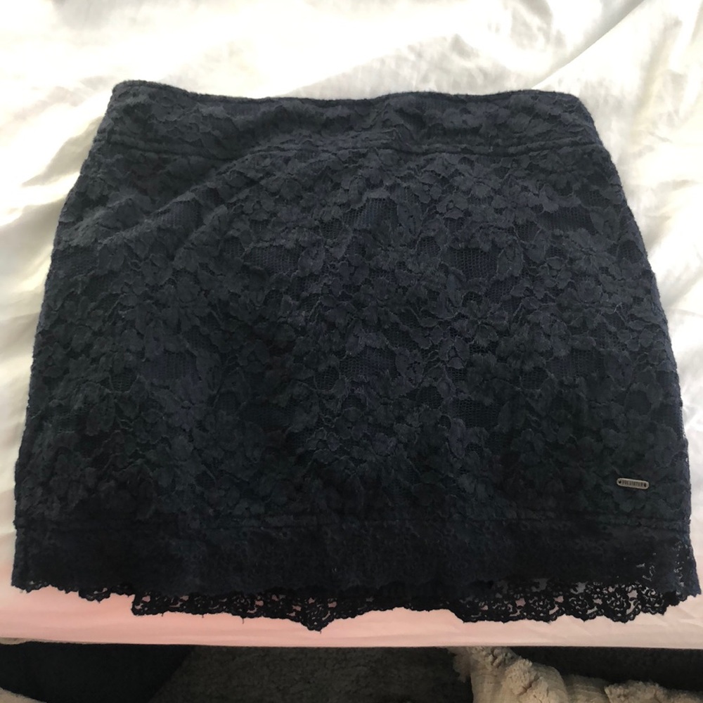 Black Lace Hollister skirt